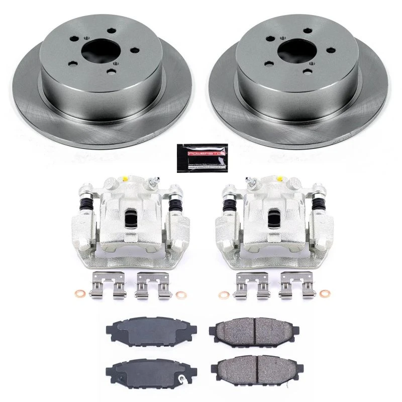 Power Stop Rear Autospecialty Brake Kit w/Calipers for 05-09 Subaru Legacy