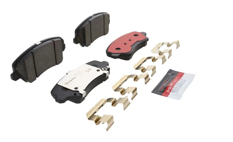 Brembo OE Keramik Bremsbelag für 2017 Hyundai Elantra/Elantra GT/16-17 Veloster/19-21 Veloster – Vorderachse
