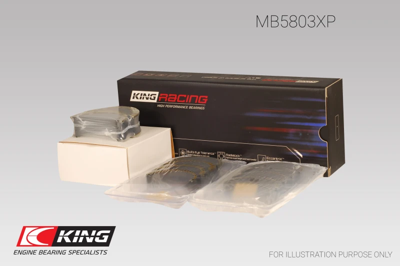 King Engine Bearings BMW S65B40A (Größe +0,25mm) Hauptlager-Set