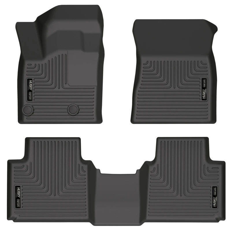 Husky Liners WeatherBeater Front & 2nd Seat Floor Liner - Blk for 2022 Mitsubishi Outlander