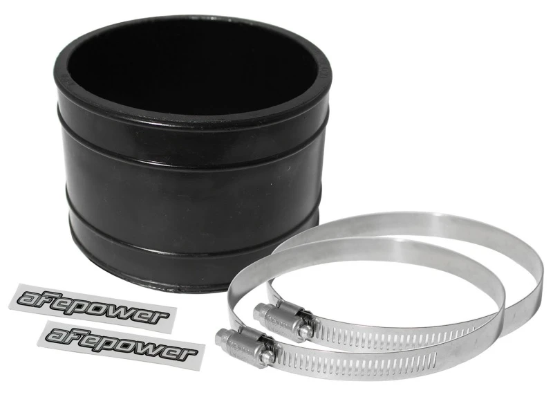 aFe Magnum FORCE Kaltluft-Ansaugsystem Ersatzteile-Kit (4in ID x 3in L) Gerader Kuppler - Schwarz