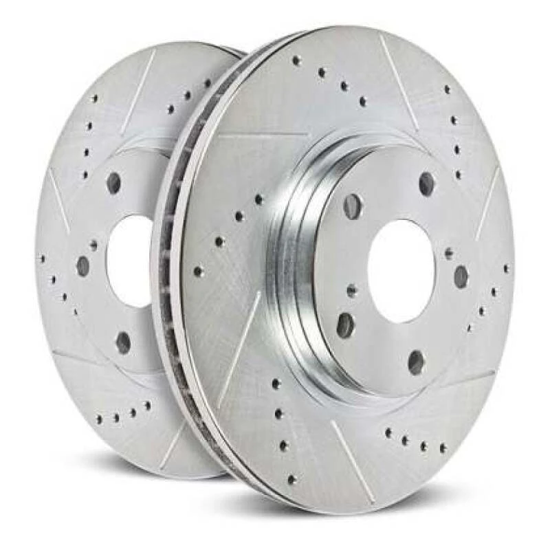 Power Stop 21-24 Ram 1500 TRX Left Front Drilled & Slotted Rotor