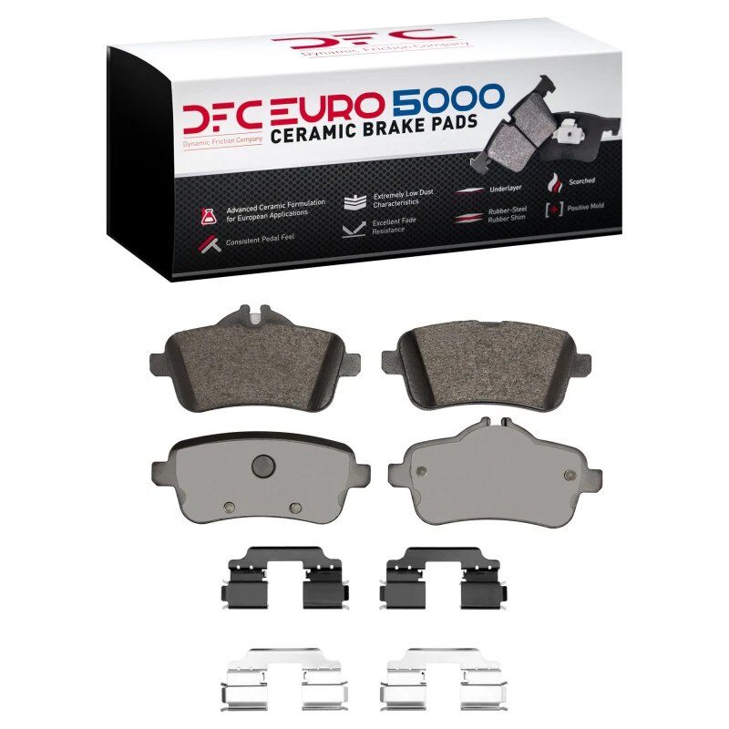 DFC 12-18 Mercedes-Benz ML350 Rear Euro 5000 Ceramic Brake Pads and Hardware Kit