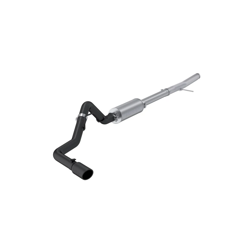 MBRP 2024 Ford Ranger Black-Coated Alum. Steel Single Side Outlet 3in Cat Back Exhaust