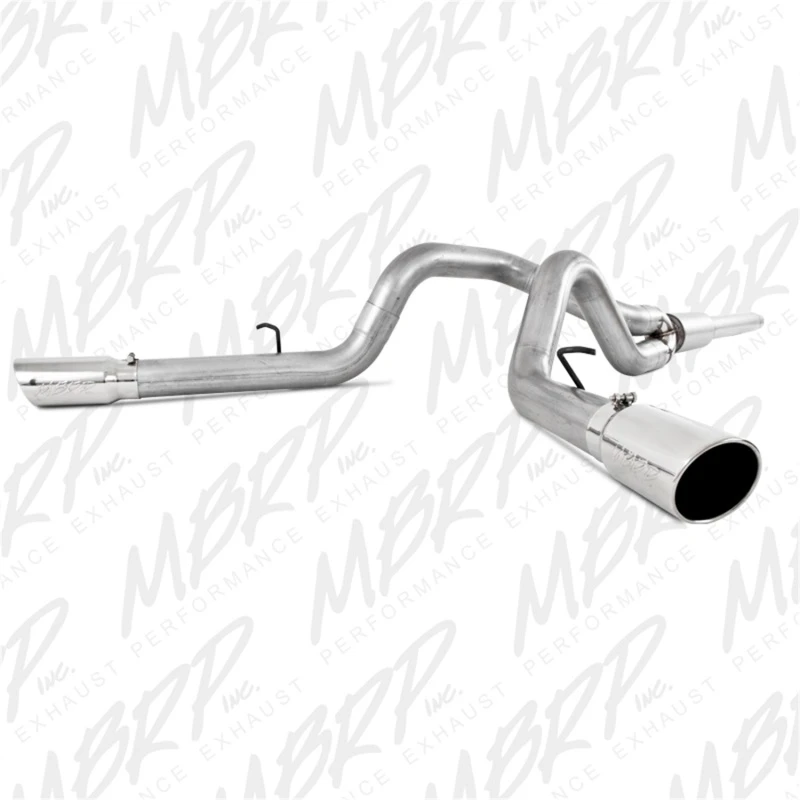 MBRP 1999-2004 Ford F-250/350 V-10 Kat Rück 4 Dual Split Side