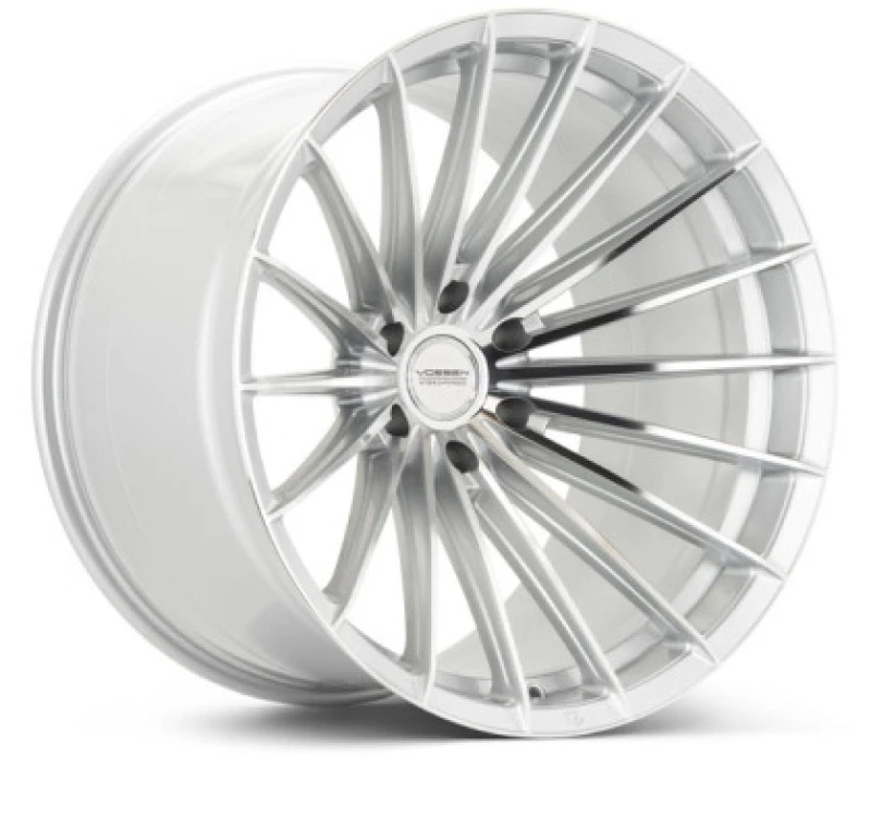Vossen HFX-4 22x10.5 - 5x114.3 - ET32 - Deep Face - 73.1 - Silver Polished Wheel