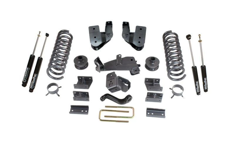 MaxTrac 14-18 RAM 2500 4WD 6in/3in MaxPro Coil Lift Kit w/Radius Arm Brkts & MaxTrac Shocks