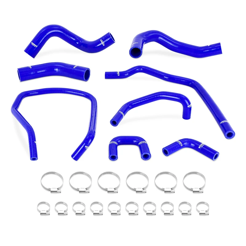 Mishimoto 04-10 Infiniti QX56 / 04-14 Titan Silikon-Kühlwasserschlauch-Kit - Blau