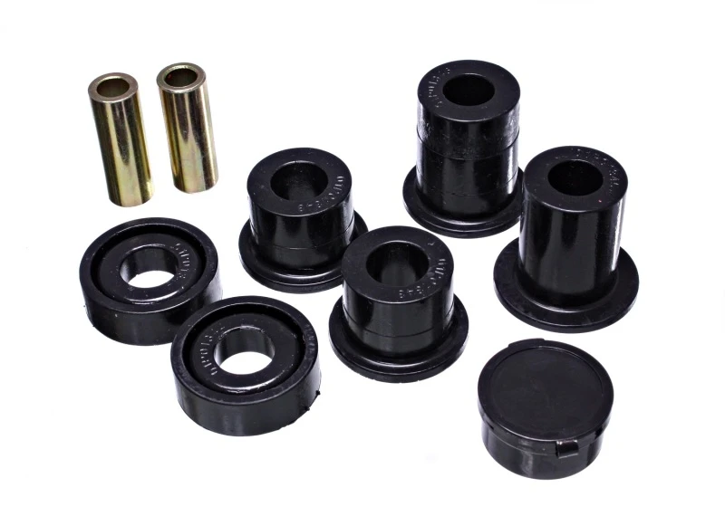 Energy Suspension 07-10 Chevrolet Silverado Schwarzes Vorderes Differentialbuchsen-Set