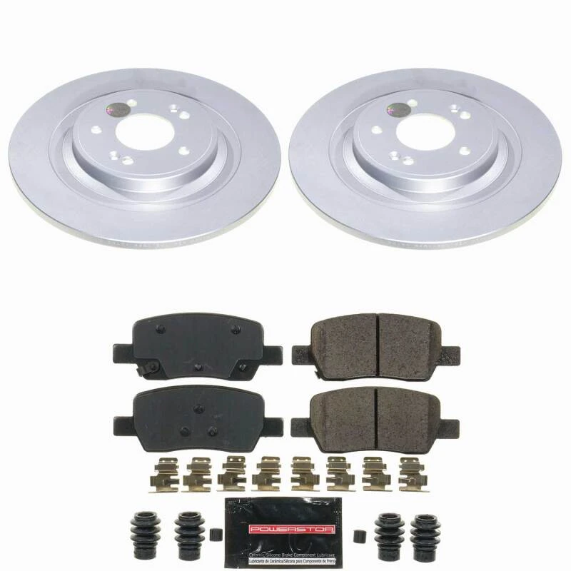 Power Stop 22-24 Kia Carnival Rear Z23 Coated Brake Kit