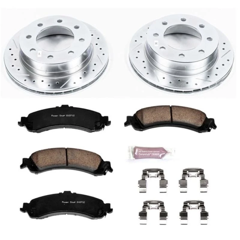 powerstop_K5225-67944f02868df Power Stop 2005 Chevrolet Silverado 1500 HD Rear Z23 Evolution Sport Brake Kit