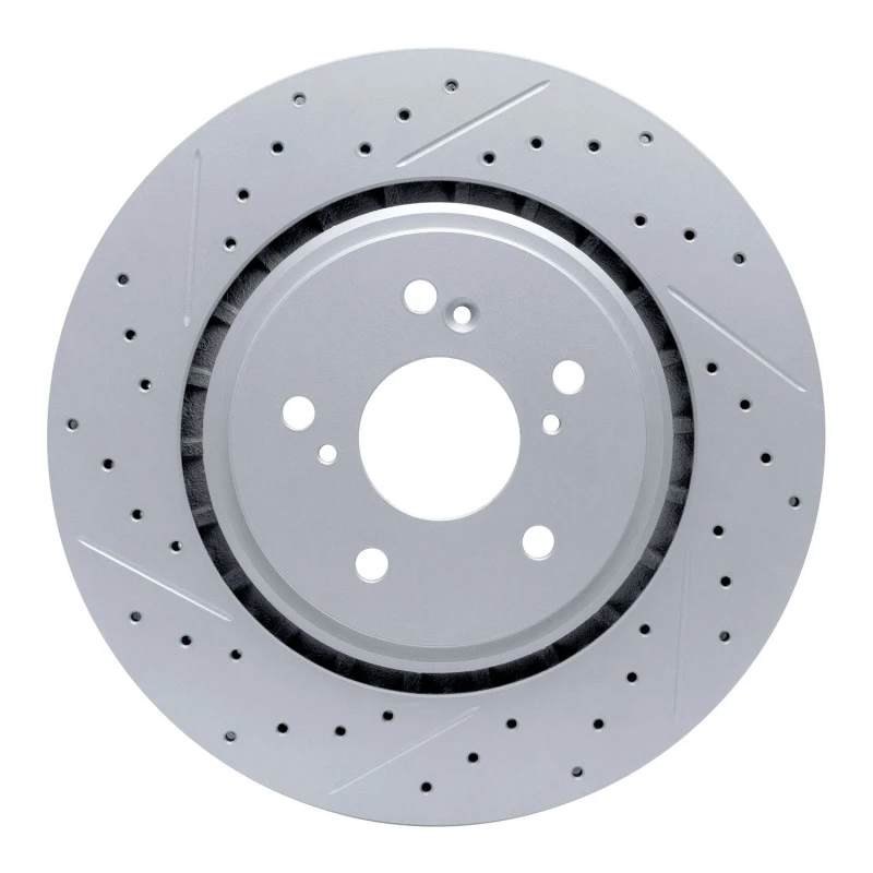 DFC 14-20 Acura TLX Front Left Drilled & Slotted Geoperformance Rotor
