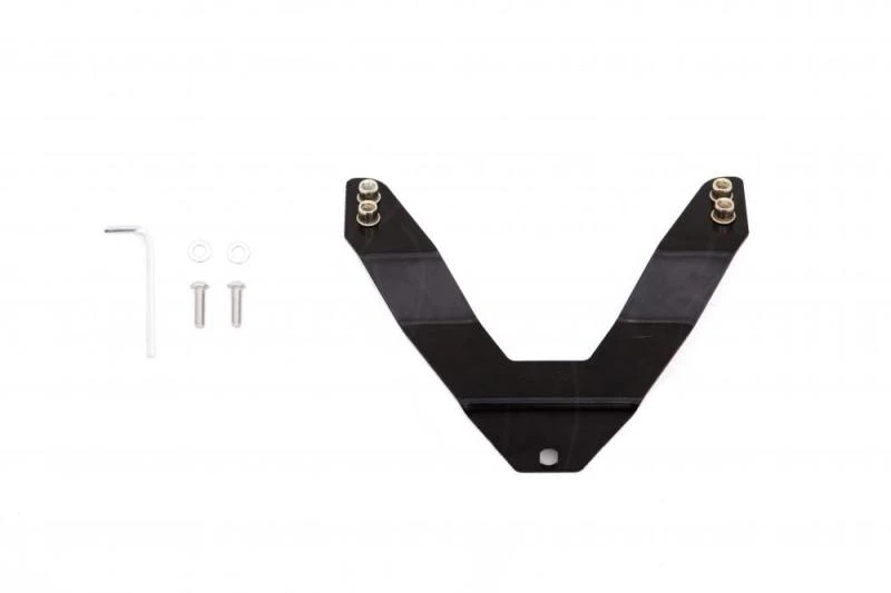 Lund Universal-Kit für die Verlegung von Nummernschildern für Bull Bars - Schwarz