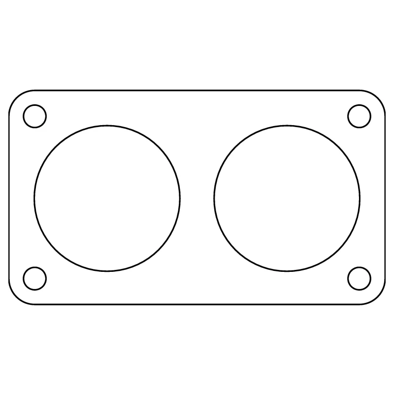 Cometic Ford 5.0/5.8/7.0/7.5L.020in Fiber Truck Throttle Body Gasket - 1985-1997
