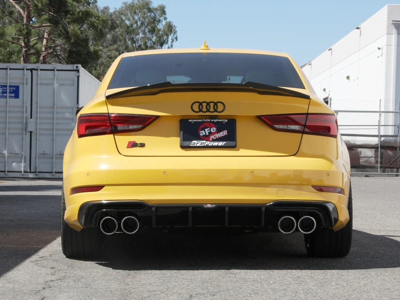 aFe MACHForce XP 3in-2.5in 304SS Auspuff Kat-Back 15-20 Audi S3 L4-2.0L (t) - Polierte Endrohre
