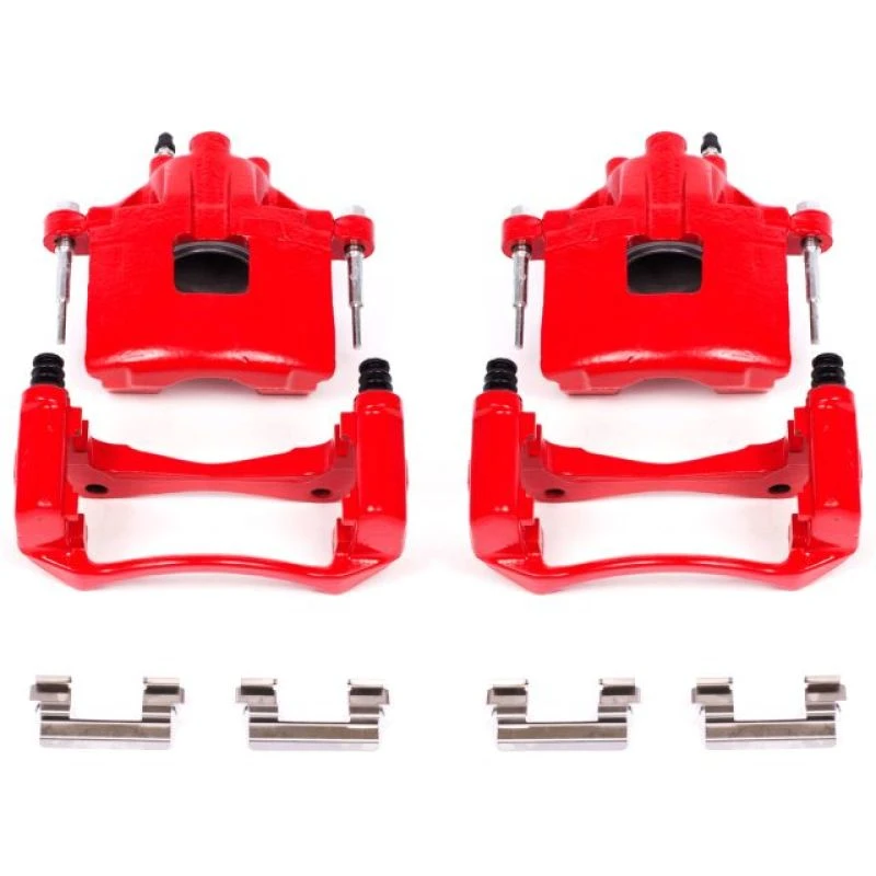 Power Stop 00-05 Buick LeSabre Front Red Calipers w/Brackets - Pair