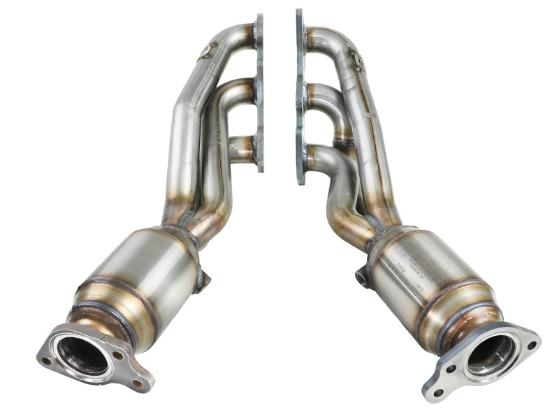 aFe 05-11 Toyota Tacoma V6-4.0L Twisted Steel 409 Edelstahl Langrohr-Header mit Kat