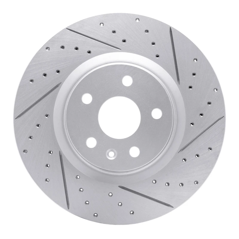 DFC 13-19 Buick Regal Front Right Drilled & Slotted Geoperformance Rotor