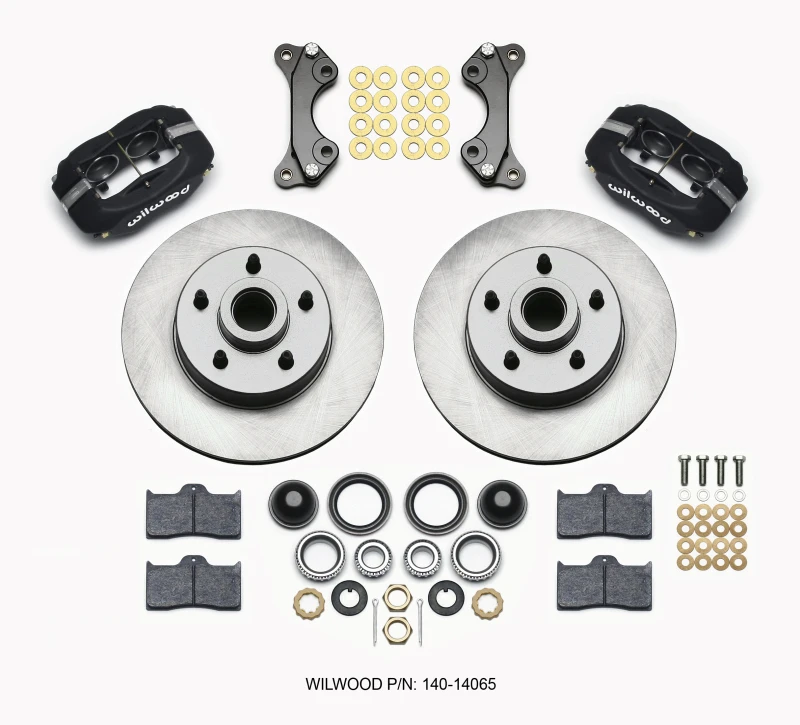 Wilwood Forged Dynalite Vorderes Kit 11,03 Zoll 1-teiliger Rotor&Hub WWE ProSpindel