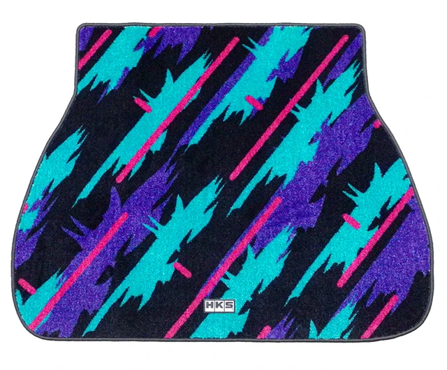 HKS Mitsubishi Evolution CT9A Non-MR 50th Anniversary Luggage Mat Oil Color