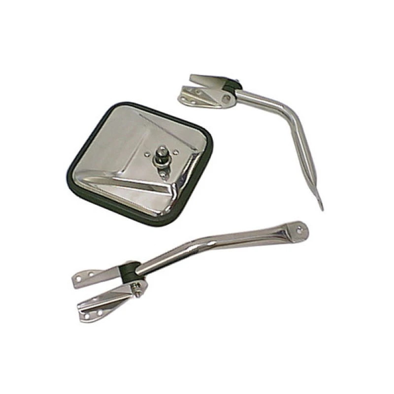 Rugged Ridge 55-86 Jeep CJ Links Chrom Spiegel Arm