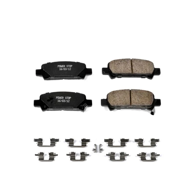 Power Stop Rear Z17 Evolution Ceramic Brake Pads w/Hardware for 03-06 Subaru Baja