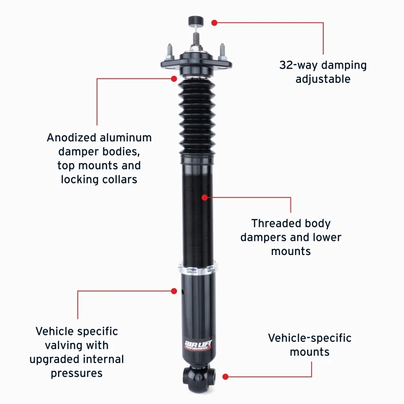 Air Lift Performance 82-93 BMW 3 Series E30 Rear Air Suspension Kit