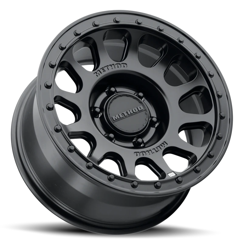 Method MR709 HD Bead Grip 17x 8.5in / ET0 / 6x5.5 BP / 106.25mm Bore - Black Wheel
