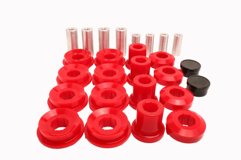 Energy Suspension 12-20 Tesla Model S Front Control Arm Bushing Set - Red