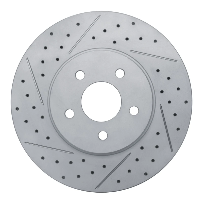 DFC 01-08 Ford Mondeo (Mexico) Front Left Drilled & Slotted Geoperformance Rotor