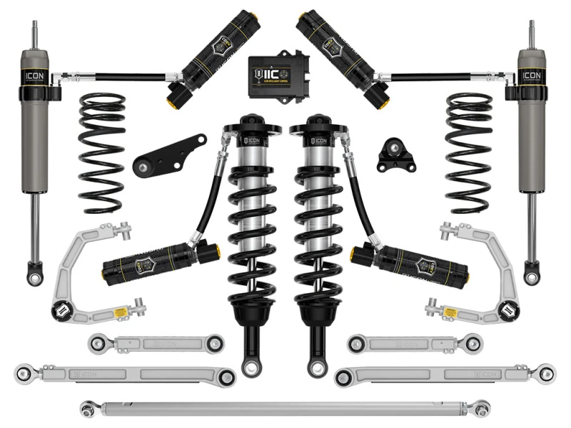 ICON 2024+ Toyota Tacoma 1,25 Zoll-3 Zoll Stage 13 Federungssystem Billet für Toyota Tacoma 2024+