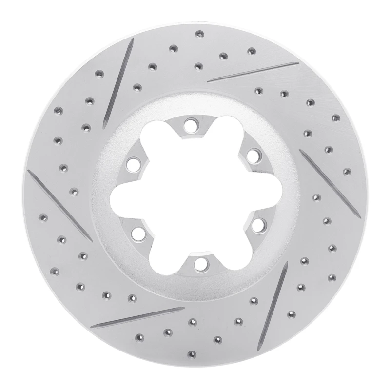 DFC 04-08 Chevrolet Colorado Front Left Drilled & Slotted Geoperformance Rotor