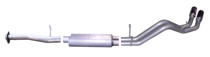 Gibson 07-09 Chevrolet Silverado 1500 LT 4.8L 2.25 Zoll Cat-Back Dual Sport Auspuff - Edelstahl