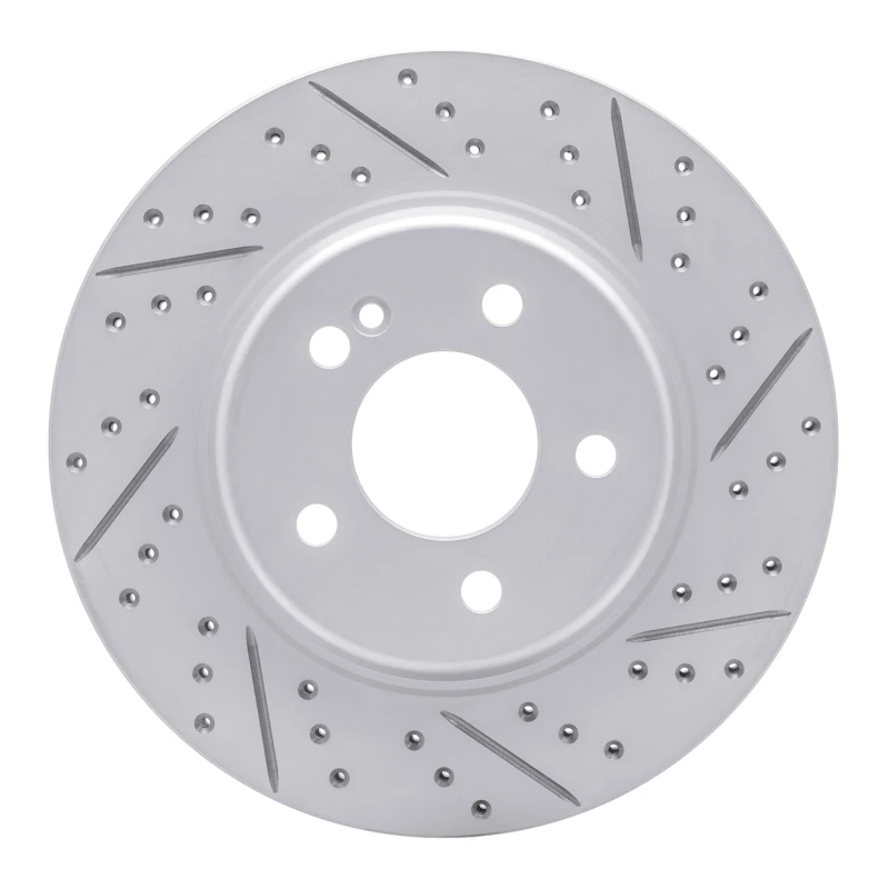 DFC 15-23 Mercedes-Benz E350 Rear Right Drilled & Slotted Geoperformance Rotor
