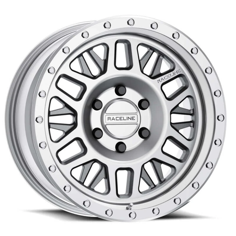 Raceline 951MC Ryno 17x9in / 5x127 BP / -12mm Offset / 78.1mm Bore - Machined Wheel