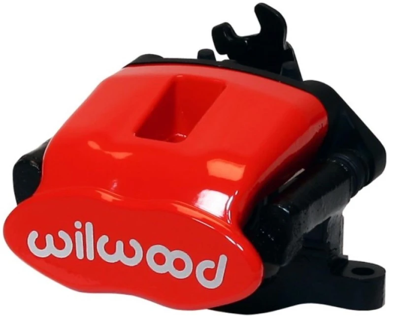 Wilwood Caliper-Combination Parking Brake-Pos 6-L/H-Red 41mm piston.81in Disc