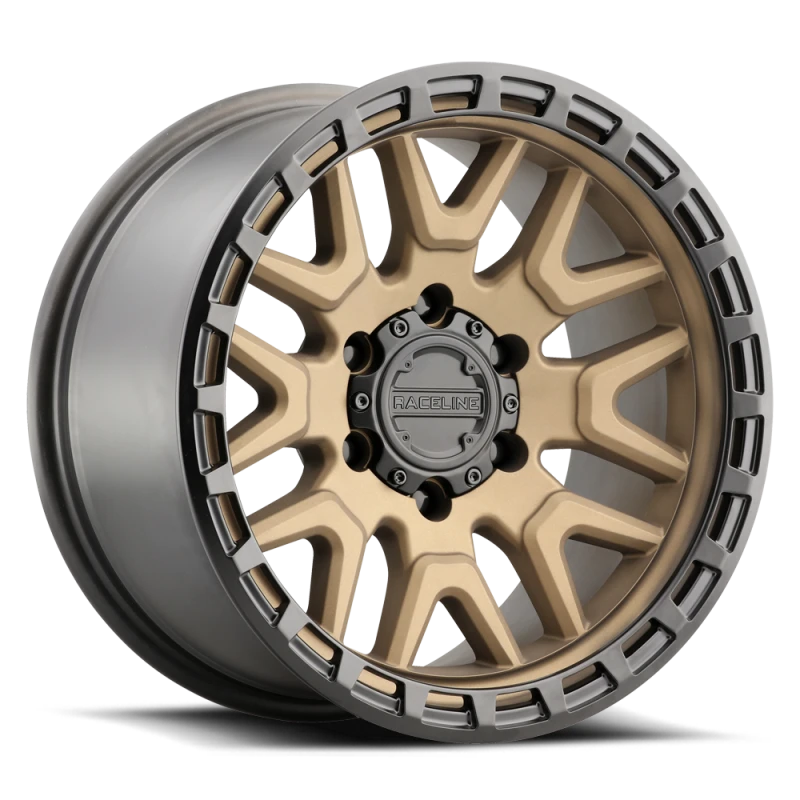 Raceline 953BZ Krank 17x8.5in / 6x139.7 BP / 0mm Offset / 106.1mm Bore - Bronze Wheel