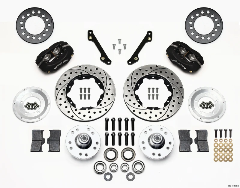 Wilwood Forged Dynalite Vorderes Kit 11,00 Zoll gebohrt 79-81 Camaro