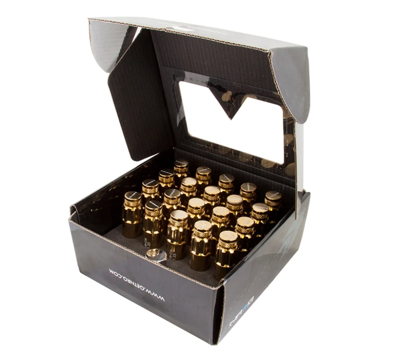 NRG 700 Series M12 X 1.25 Stahlradmuttern mit Staubkappenabdeckung