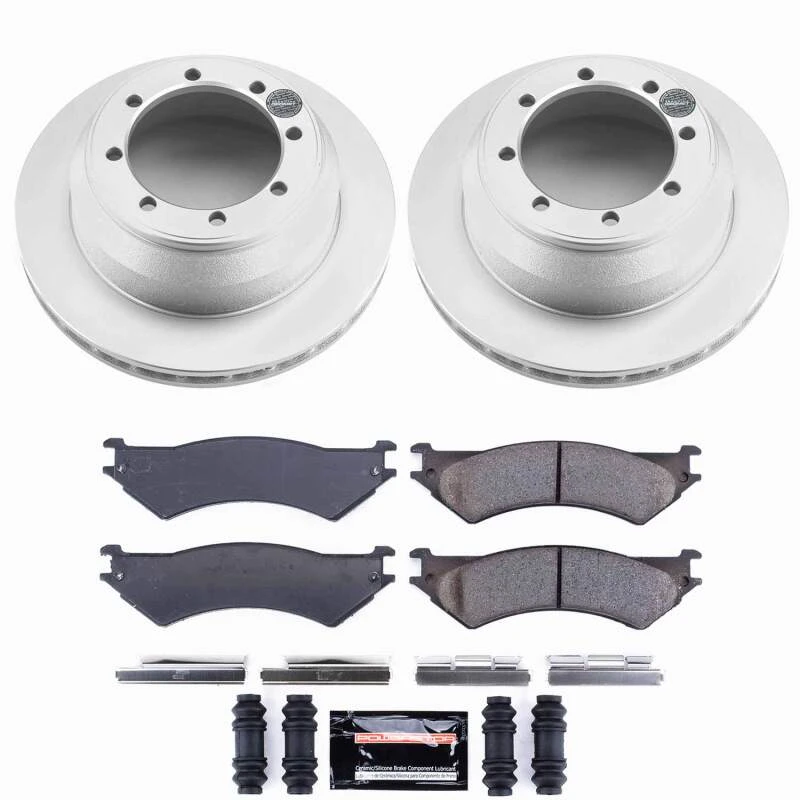 Power Stop 03-05 Ford E-350 Club Wagon Rear Z23 Coated Brake Kit