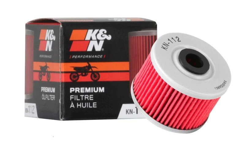 K&N Honda/Kawasaki/Polaris/Suzuki 1.969in OD x .469in ID x 1.438in H Oil Filter