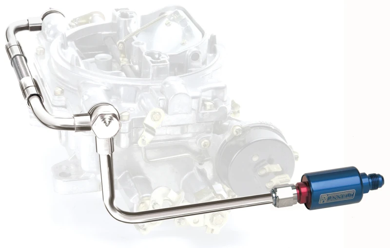 Edelbrock Dual Feed Line/Thunder Series Carb mit Kraftstofffilter