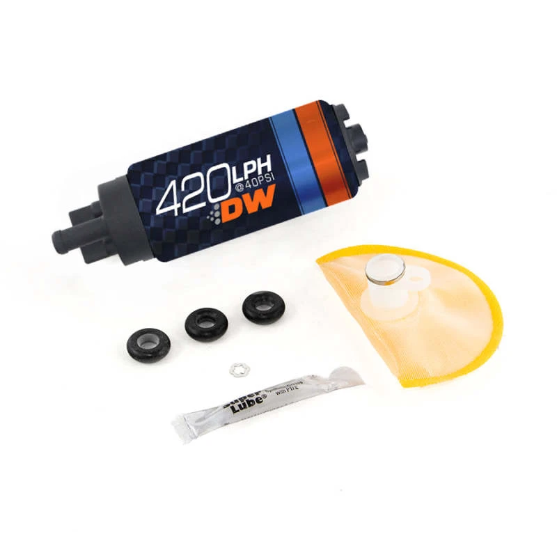 Deatschwerks DW420-Serie 420lph In-Tank-Benzinpumpe mit Installationskit für G35 03-08 350Z 03-08