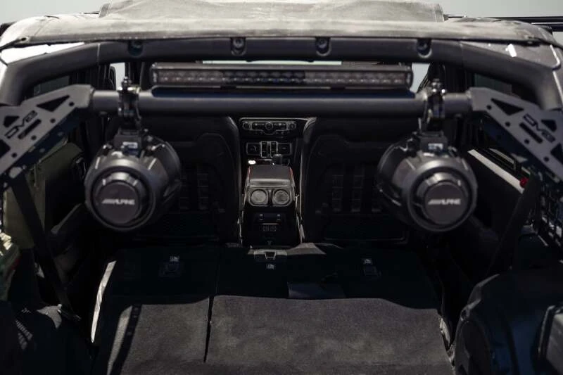 DV8 Offroad Rear Speaker & Light Bar Mount für 18-23 Jeep Wrangler JL 4-Türer