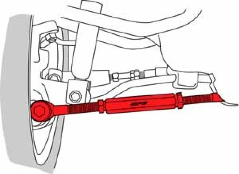 SPC Performance 04-06 Dodge Stratus/Chrysler Sebring Hintere EZ Arm XR Verstellbare Lenkhebel