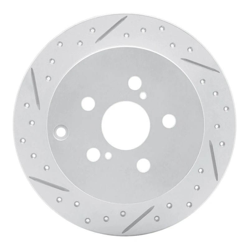 DFC 00-10 Pontiac Vibe Rear Left Drilled & Slotted Geoperformance Rotor