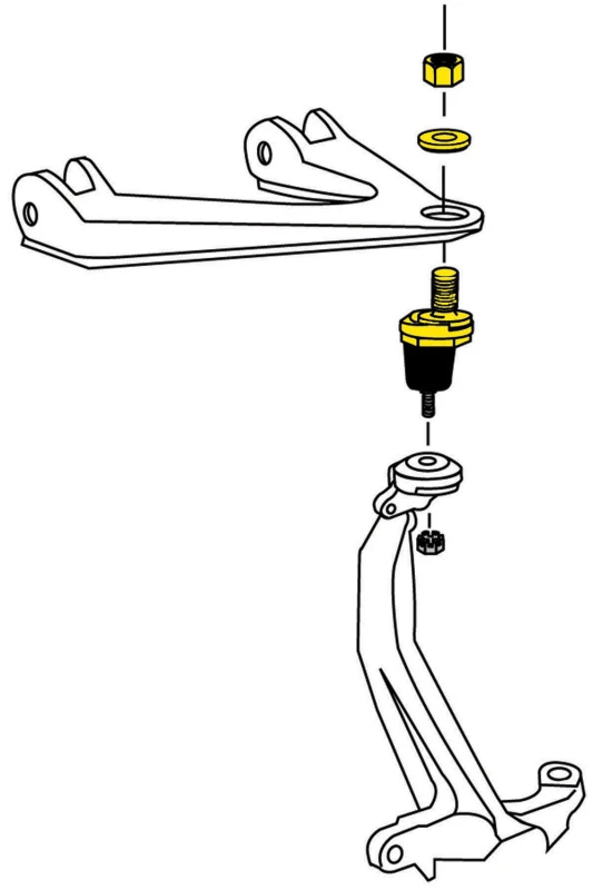 MOOG 04-14 Acura TSX Vordere Obere Kugelgelenk