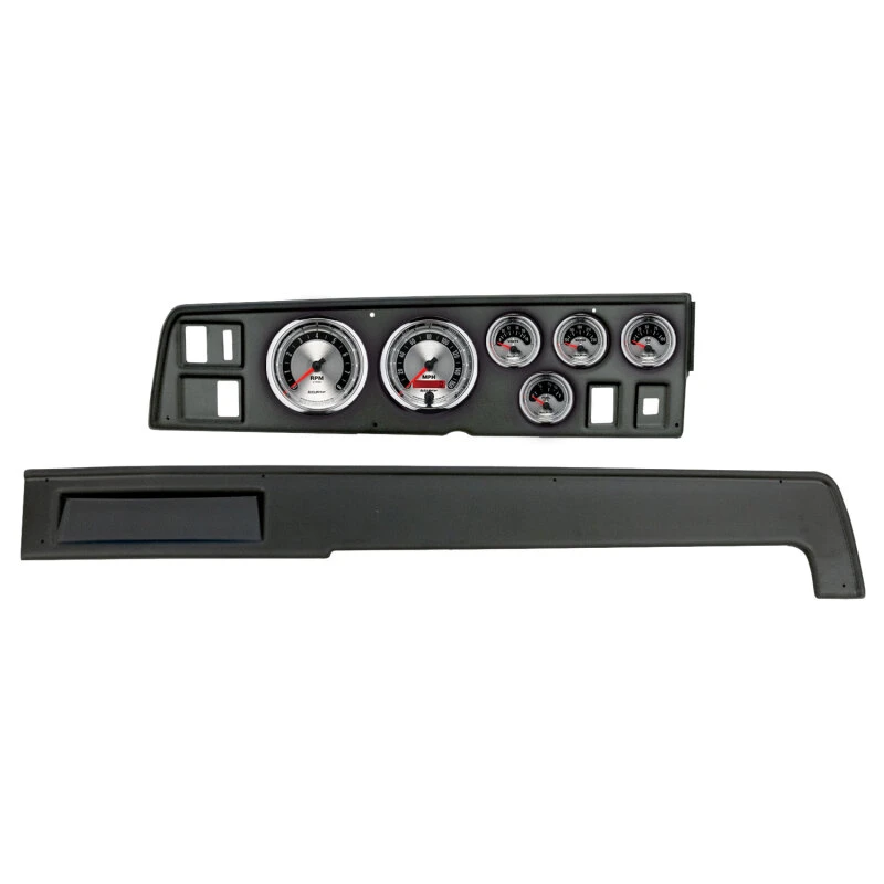 Autometer 68-70 Dodge Charger American Muscle Gauge Kit 6 Pc Tach/Mph/Fuel/Oilp/Wtmp/Volt