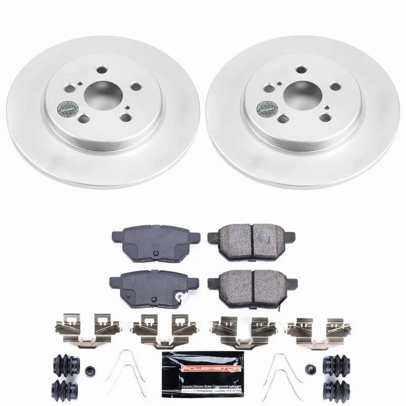 Power Stop 11-17 Lexus CT200h Rear Z23 Coated Brake Kit