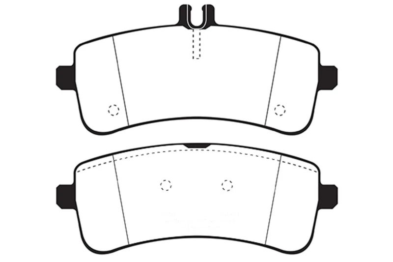 EBC 2015+ Mercedes-Benz C63 S AMG (W205) 4.0L Twin Turbo Bluestuff Rear Brake Pads